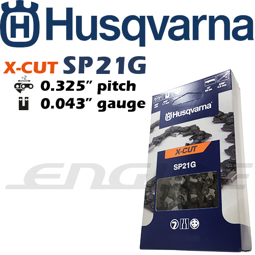 ハスクバーナ Husqvarna ソーチェン X-CUT PIXEL SP21G(オレゴン=80TXL) 0.325”(8.25mm) 0.043”(1.1mm)ゲージ