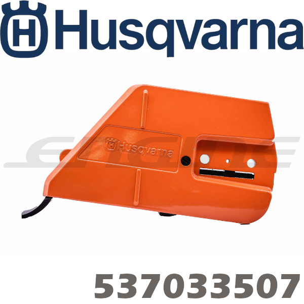 ハスクバーナ Husqvarna 372XP用 クラッチカバー ASSY チェンテンショナー付 鍛造ロゴ